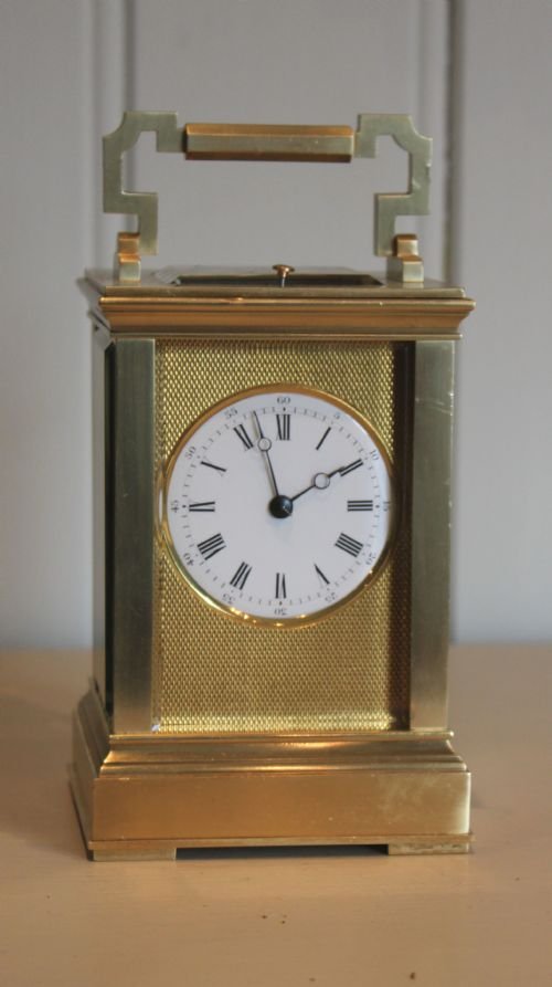 Fine Striking and Repeating "Anglaise" Carriage Clock by Drocourt