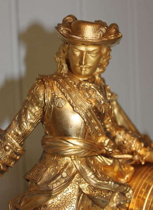 fig 1. Gilt Ormolu French Mantel Clock