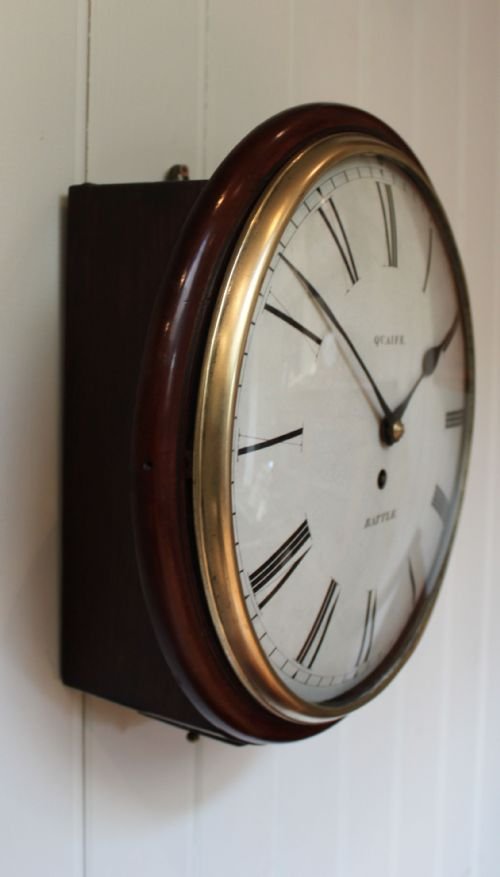 fig 1. Mid 19th Century Convex Dial Clock
