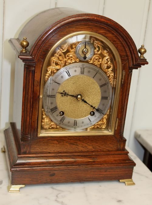 fig 1. Small Late Victorian Striking Bracket Clock