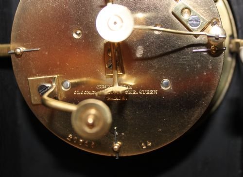 fig 4. Superb Rosewood Mantel Clock Retailed by Clockmaker to HM Queen Victoria