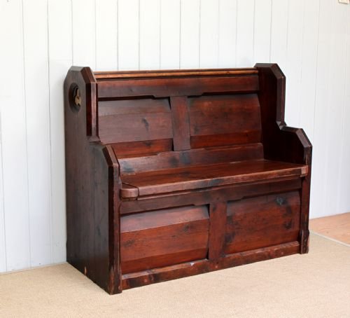 Pitch Pine Box Pew