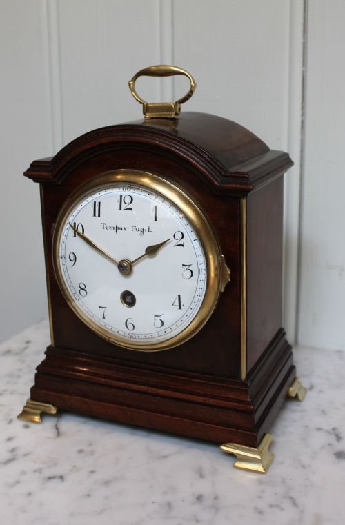 fig 1. Small Mahogany Bracket Clock