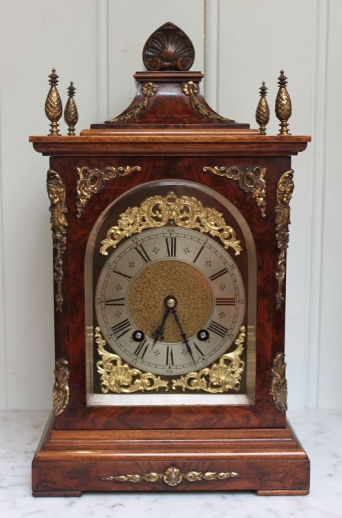Fine Walnut Bracket Clock