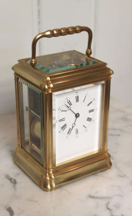 fig 1. Gorge Case striking and Repeating Carriage Clock
