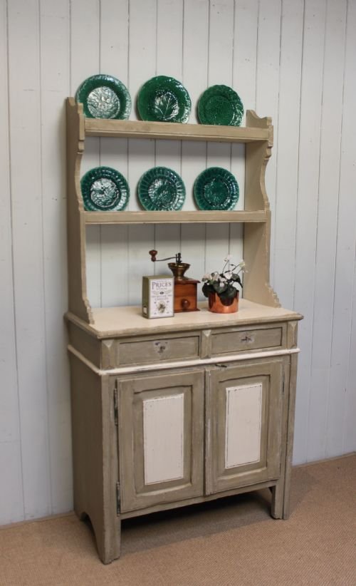 Lsmall Rustic Painted Pine Dresser