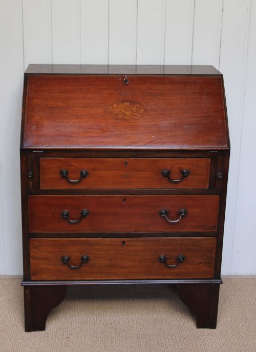Edwardian Inlaid Mahogany Bureau