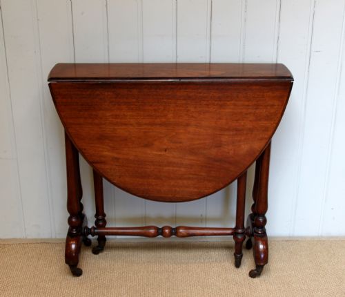 Victorian Solid Walnut Sutherland Table