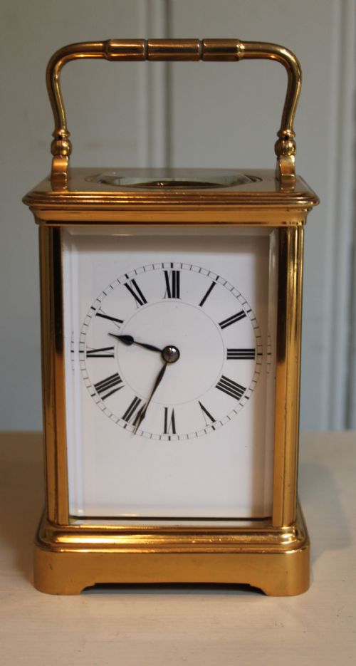 Large French Striking Carriage Clock by Henri Jacot