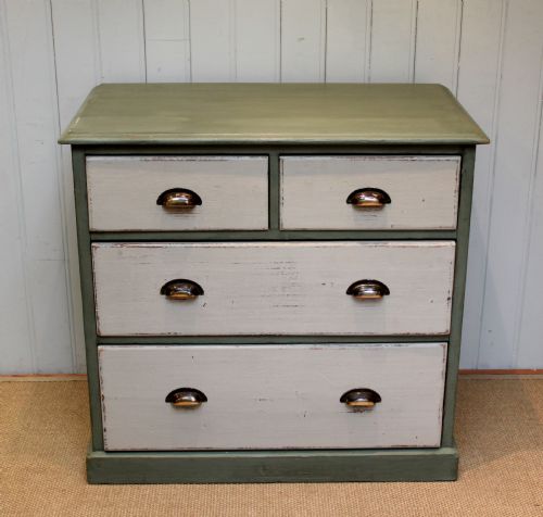 Late 19th Century Painted Chest of Drawers