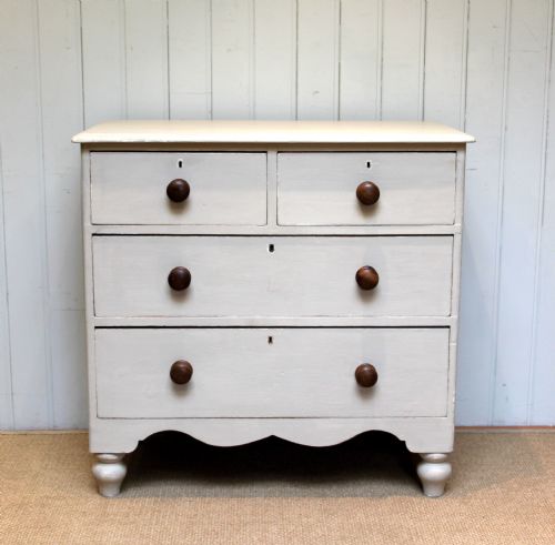 Victorian Painted Pine Chest of Drawers