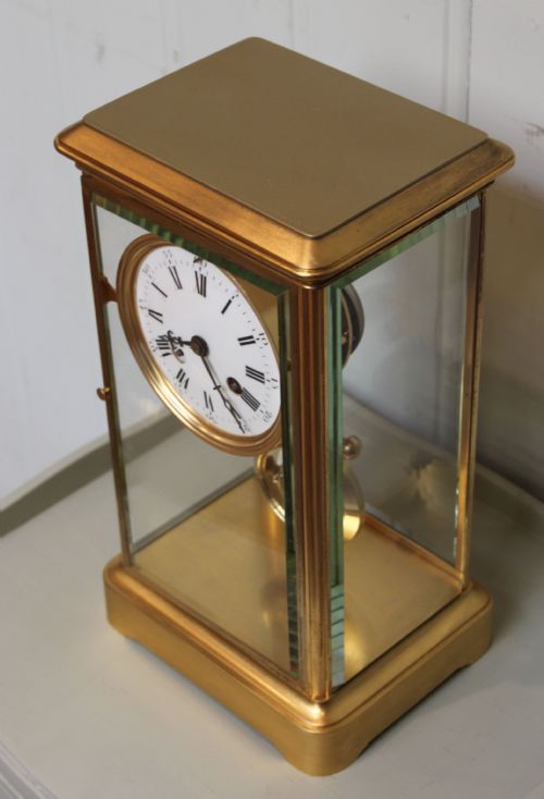 fig 1. French Four Glass Mantel Clock