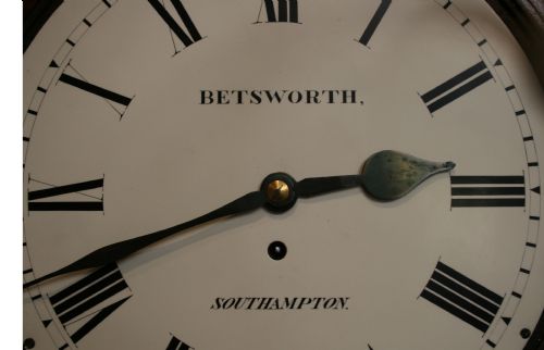 fig 1. Mahogany Dial Wall Clock