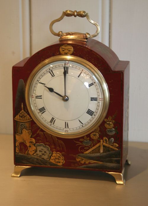 Small Chinoisery Bracket Clock