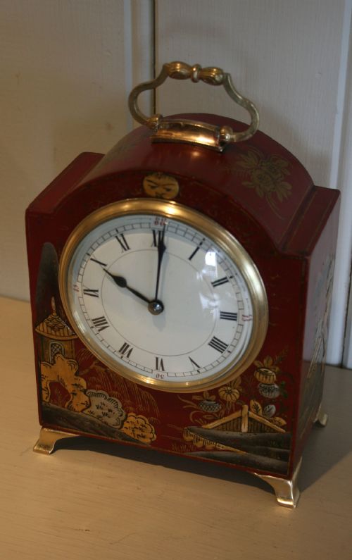 fig 1. Small Chinoisery Bracket Clock