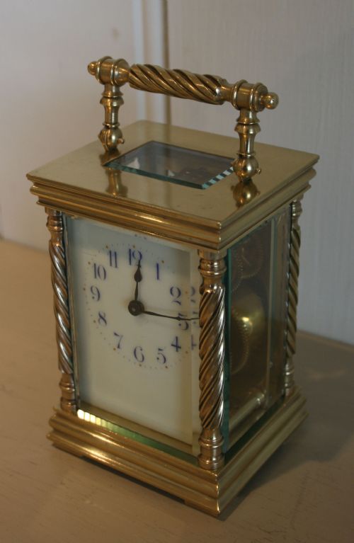fig 1. Victorian Anglaise Timepiece Carriage Clock