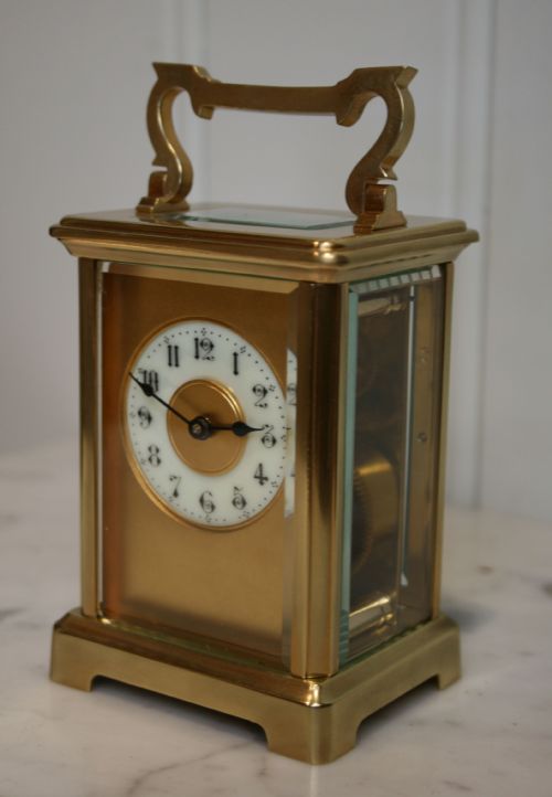 fig 1. Edwardian Timepiece Carriage Clock