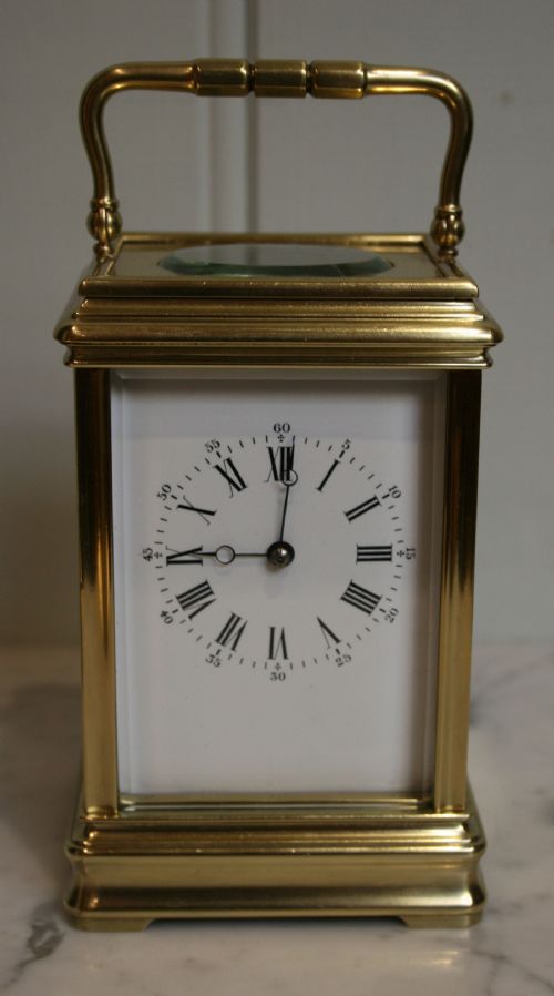 Fine Gorge Case Striking Carriage Clock