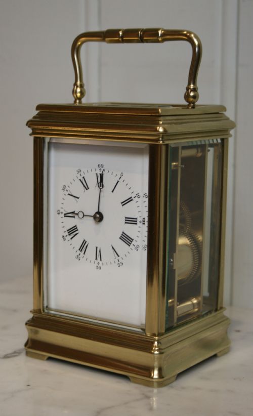fig 1. Fine Gorge Case Striking Carriage Clock