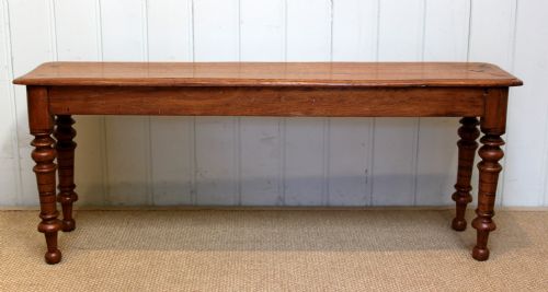 Victorian Oak Window Seat