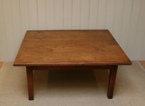 French Low Elm Table