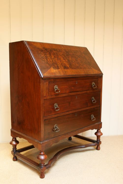 1920s Burr Walnut Bureau