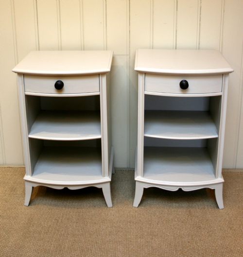 Pair of Painted Bedside Cabinets