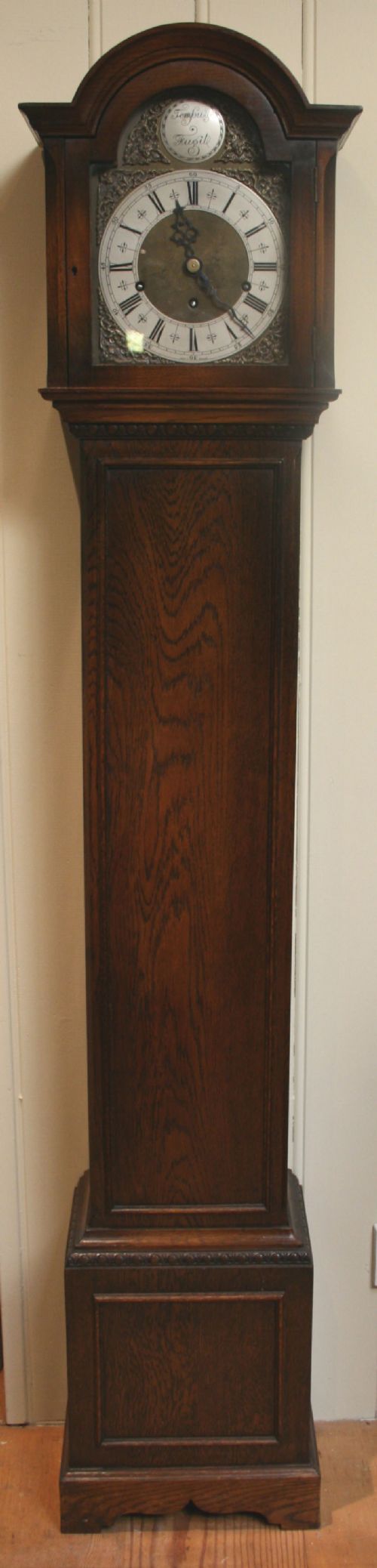 Oak Westminster Chime Grandmother Clock