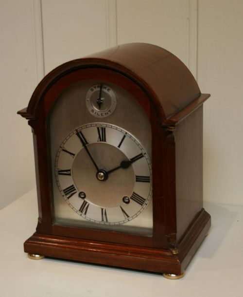 fig 1. Small Mahogany Striking Bracket Clock