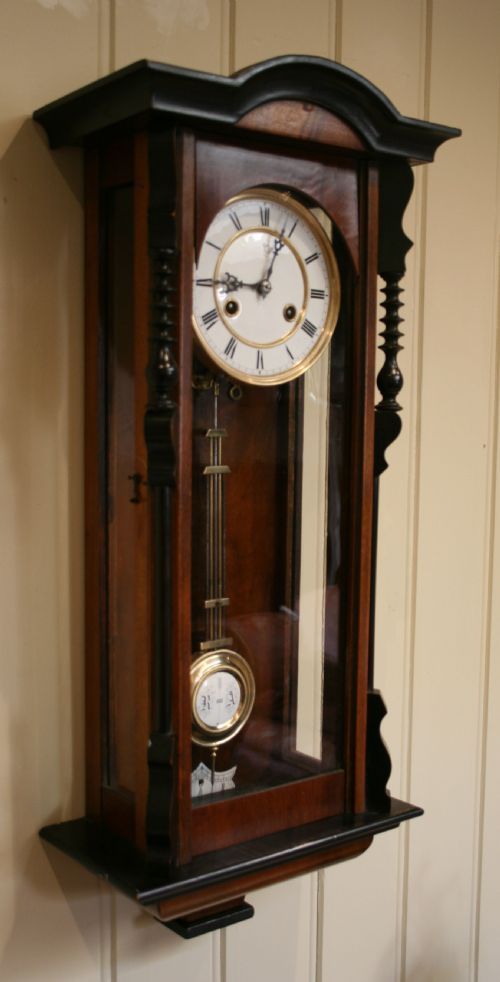 fig 1. Spring Vienna Regulator Wall Clock