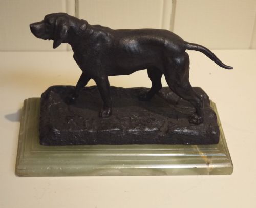 Art Deco Study of a Hound