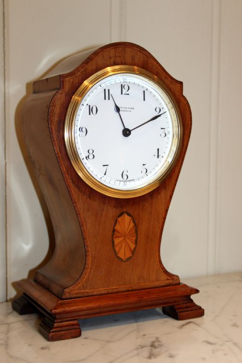 Edwardian Waisted Mantel Clock