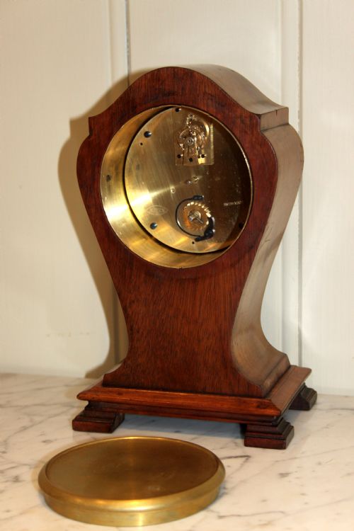 fig 1. Edwardian Waisted Mantel Clock