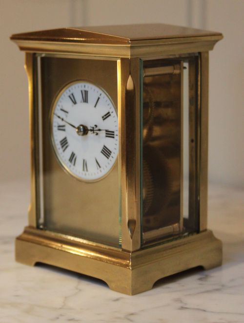 fig 1. French Timepiece Architectural Carriage Clock