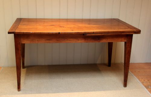 French Cherrywood Extending Farmhouse Table