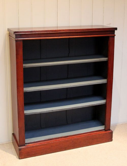 Victorian Mahogany Open Bookcase