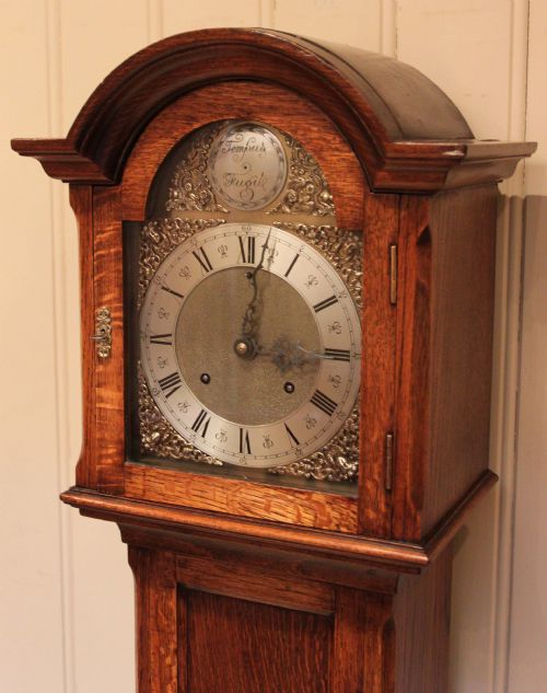 fig 1. Oak Grandmother Clock