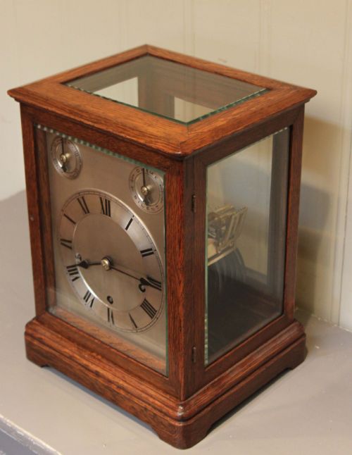 fig 1. Oak Five Glass Westminster Chime Bracket Clock