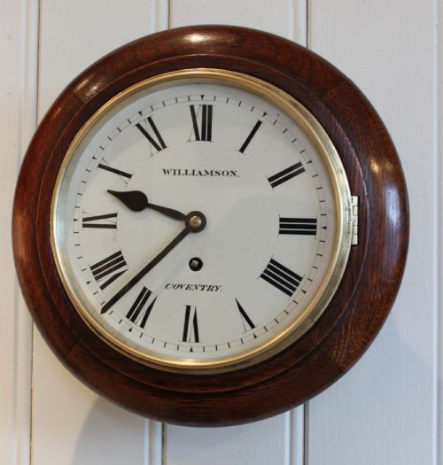Small Oak 8" Dial Clock