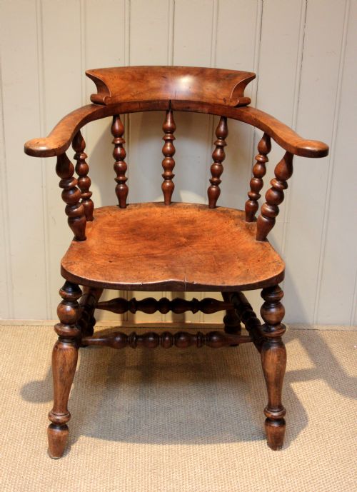 19th Century Smokers Bow Chair