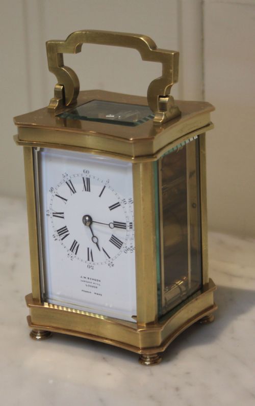 fig 1. Edwardian Timepiece Carriage Clock