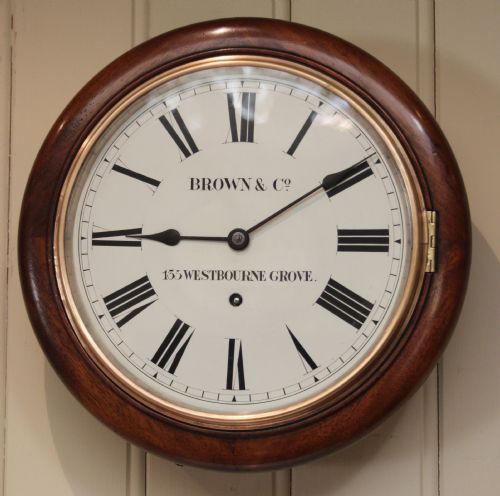 10" Walnut Dial Clock