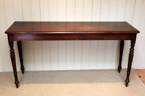 Long Mahogany Side/hall Table