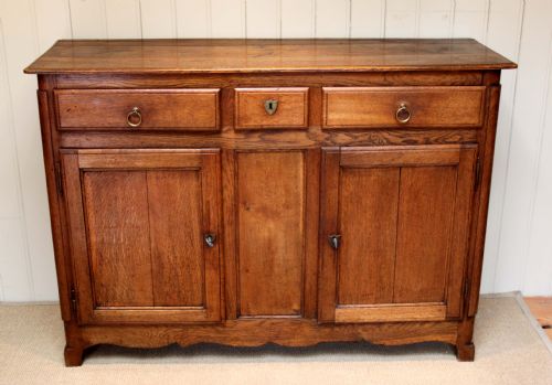 French Solid Oak Sideboard
