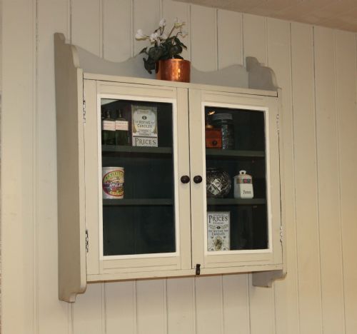 Edwardian Painted Wall Cabinet