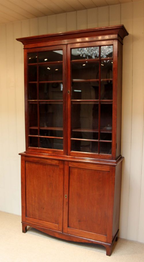 Mahogany Cabinet Bookcase