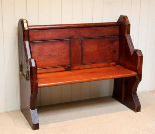 Pitch Pine Church Pew
