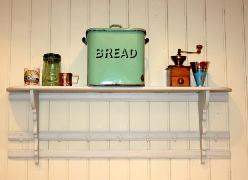 French Painted Wall Shelves