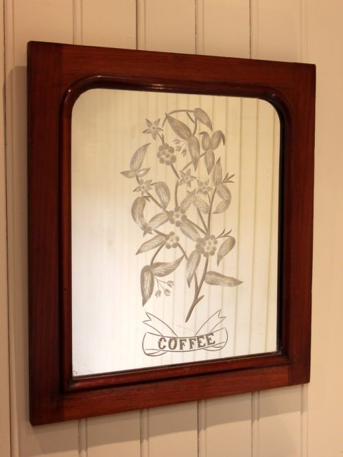 Victorian Engraved Mirror