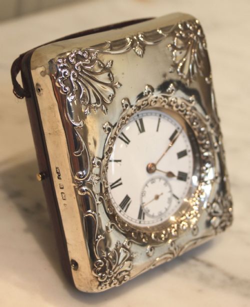 Silver Watch Stand and Watch